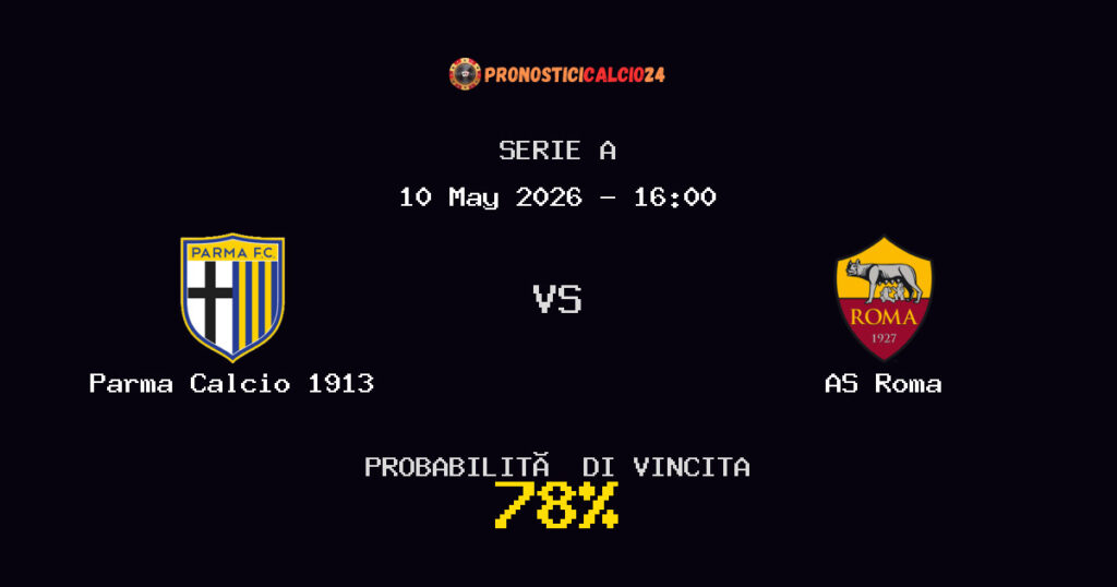 Parma Calcio 1913 vs AS Roma Pronostico Partita – Serie A – Consigli Scommesse