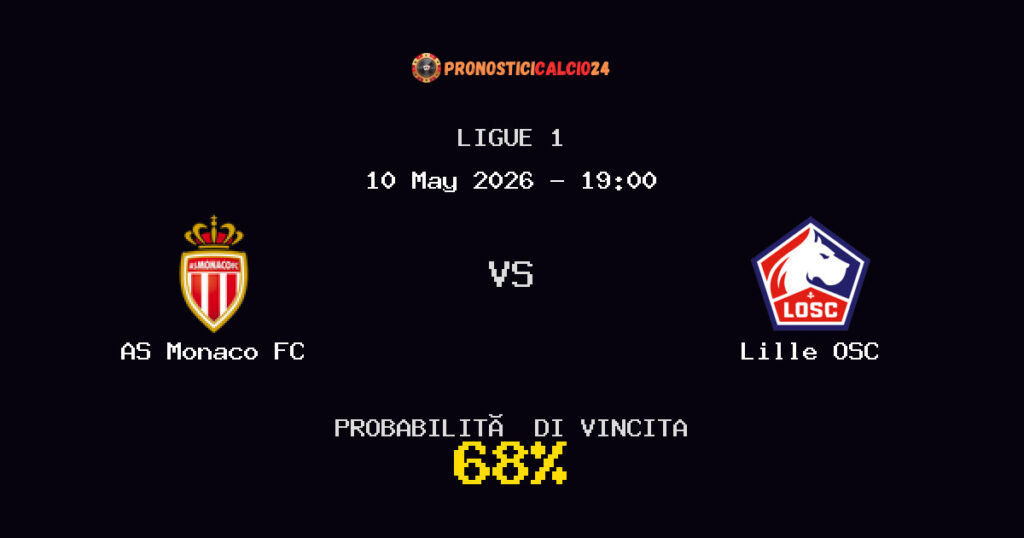 AS Monaco FC vs Lille OSC Pronostico Partita – Ligue 1 – Consigli Scommesse