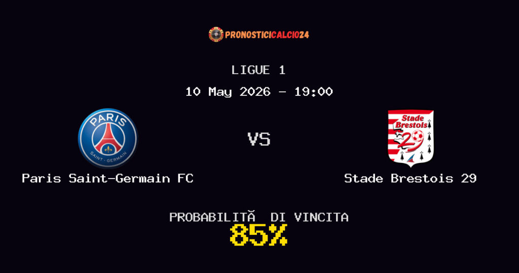 Paris Saint-Germain FC vs Stade Brestois 29 Pronostico Partita – Ligue 1 – Consigli Scommesse