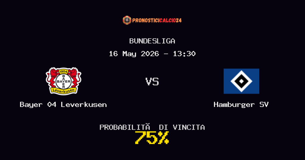 Bayer 04 Leverkusen vs Hamburger SV Pronostico Partita – Bundesliga – Consigli Scommesse