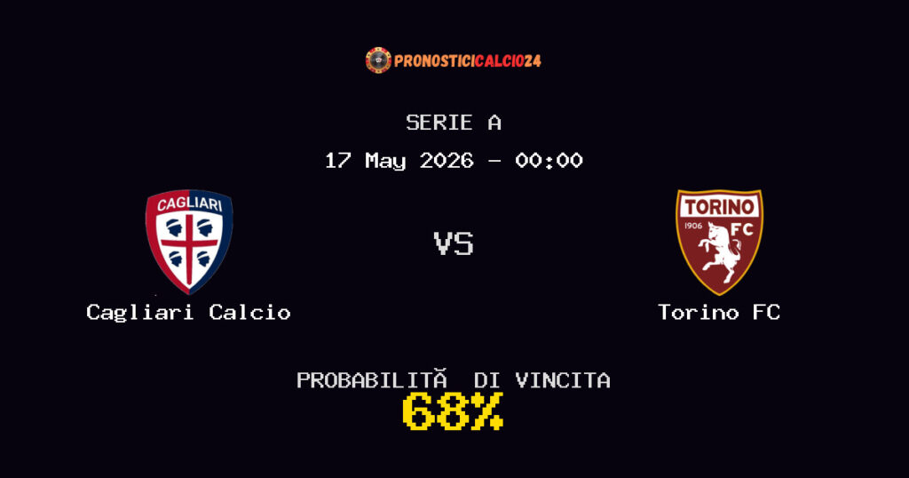 Cagliari Calcio vs Torino FC Pronostico Partita – Serie A – Consigli Scommesse