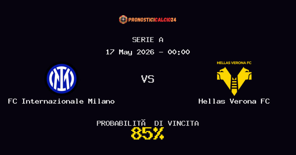 FC Internazionale Milano vs Hellas Verona FC Pronostico Partita – Serie A – Consigli Scommesse