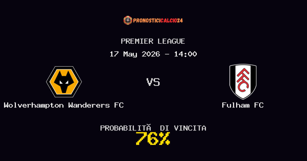 Wolverhampton Wanderers FC vs Fulham FC Pronostico Partita – Premier League – Consigli Scommesse