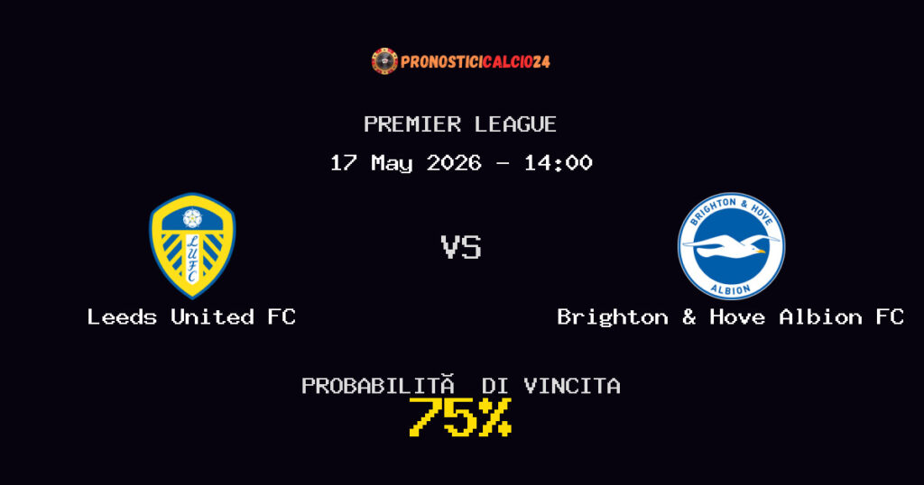 Leeds United FC vs Brighton & Hove Albion FC Pronostico Partita – Premier League – Consigli Scommesse