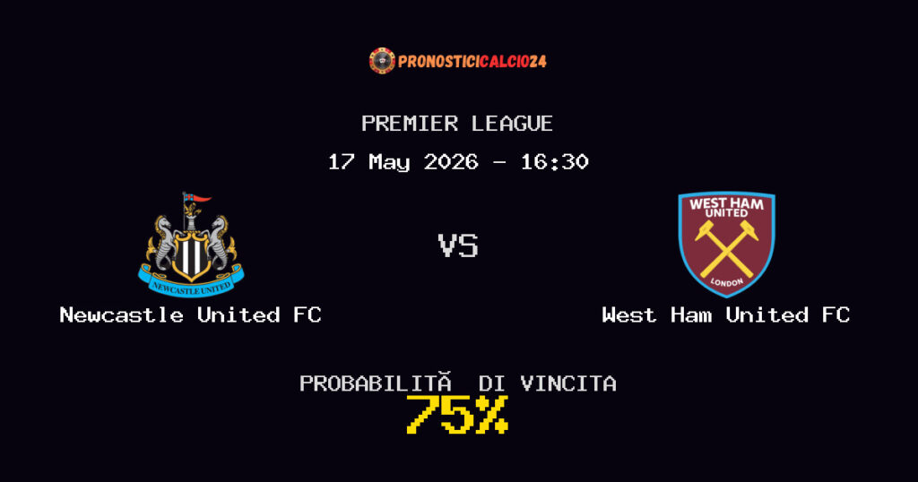 Newcastle United FC vs West Ham United FC Pronostico Partita – Premier League – Consigli Scommesse