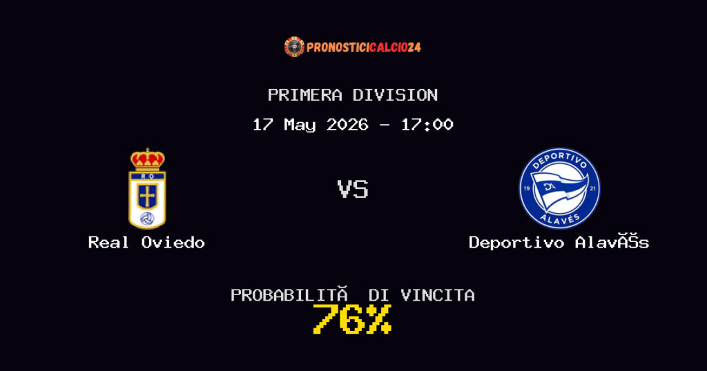 Real Oviedo vs Deportivo Alavés Pronostico Partita – Primera Division – Consigli Scommesse