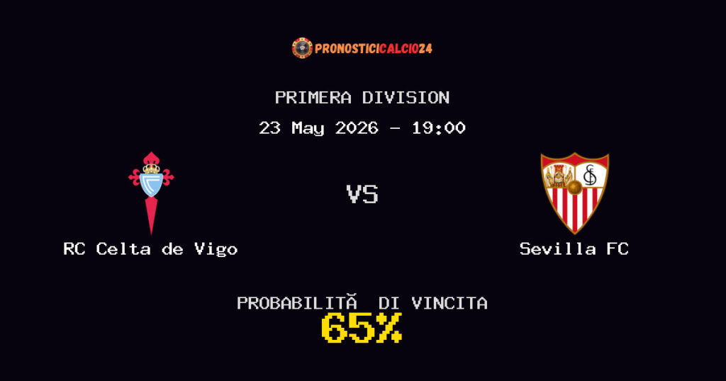 RC Celta de Vigo vs Sevilla FC Pronostico Partita – Primera Division – Consigli Scommesse