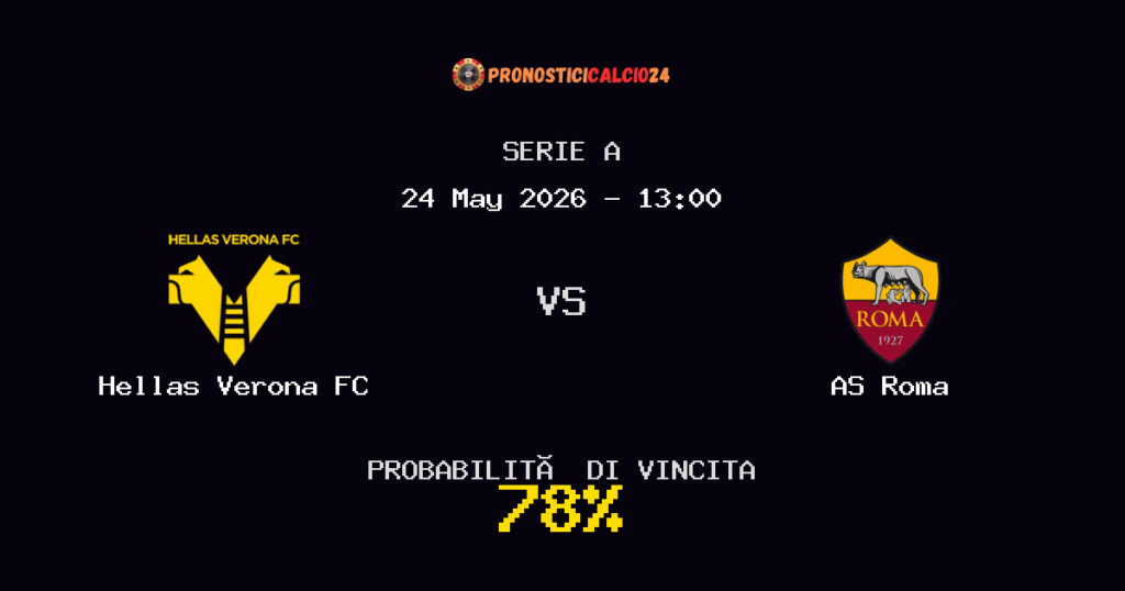 Hellas Verona FC vs AS Roma Pronostico Partita – Serie A – Consigli Scommesse