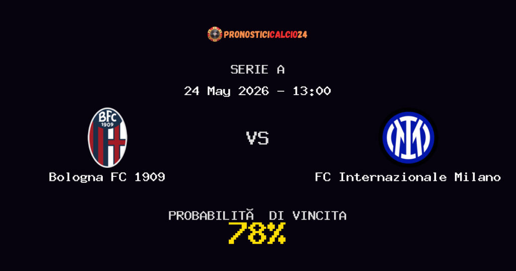Bologna FC 1909 vs FC Internazionale Milano Pronostico Partita – Serie A – Consigli Scommesse