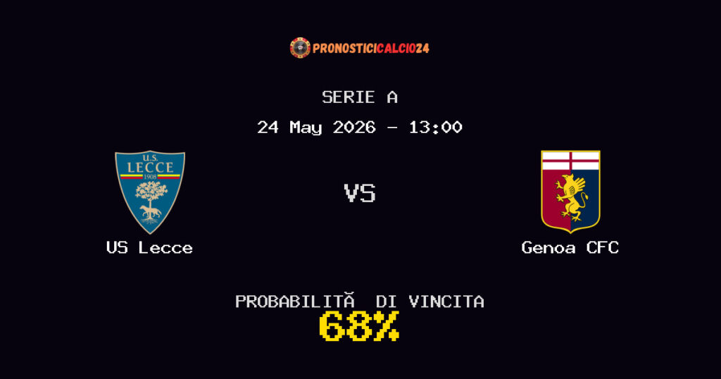 US Lecce vs Genoa CFC Pronostico Partita – Serie A – Consigli Scommesse