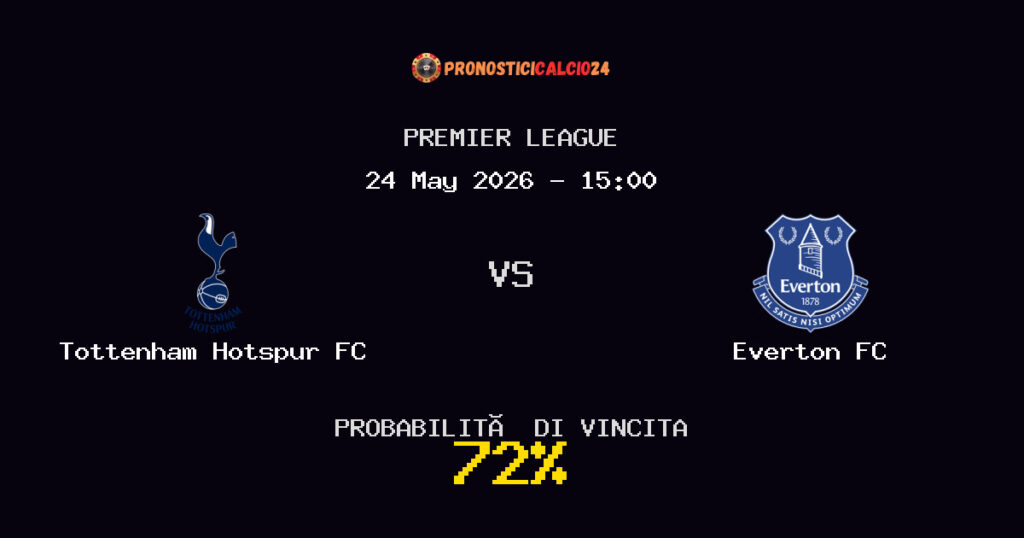 Tottenham Hotspur FC vs Everton FC Pronostico Partita – Premier League – Consigli Scommesse