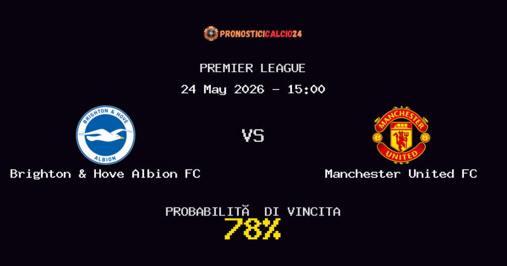 Brighton & Hove Albion FC vs Manchester United FC Pronostico Partita – Premier League – Consigli Scommesse