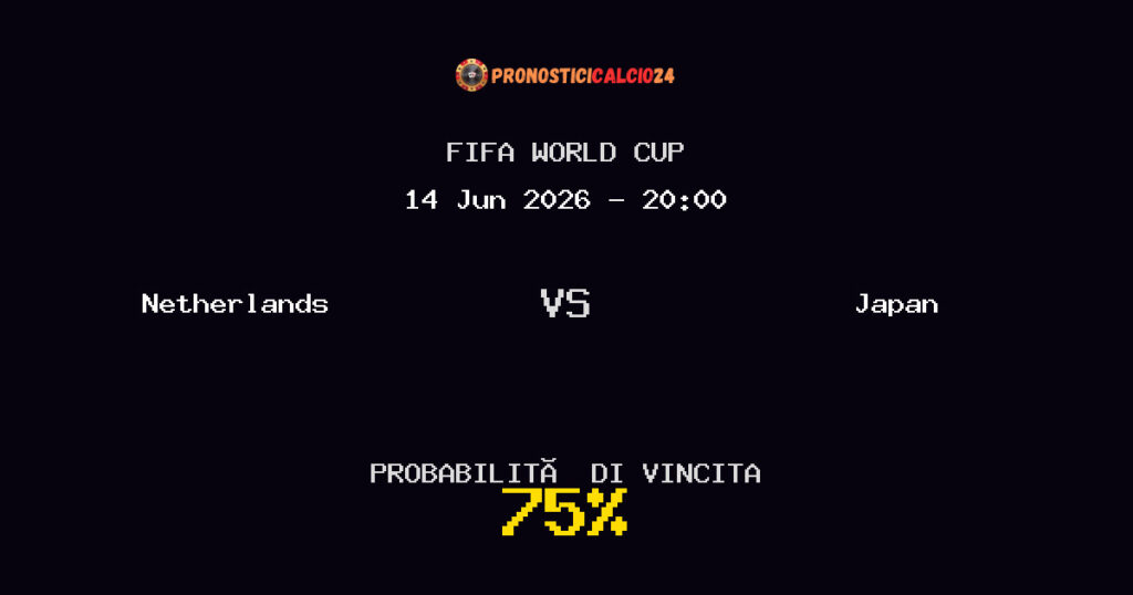 Netherlands vs Japan Pronostico Partita – FIFA World Cup – Consigli Scommesse
