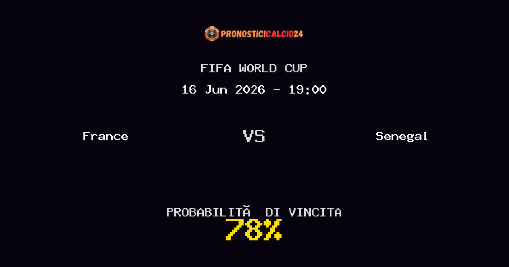 France vs Senegal Pronostico Partita – FIFA World Cup – Consigli Scommesse