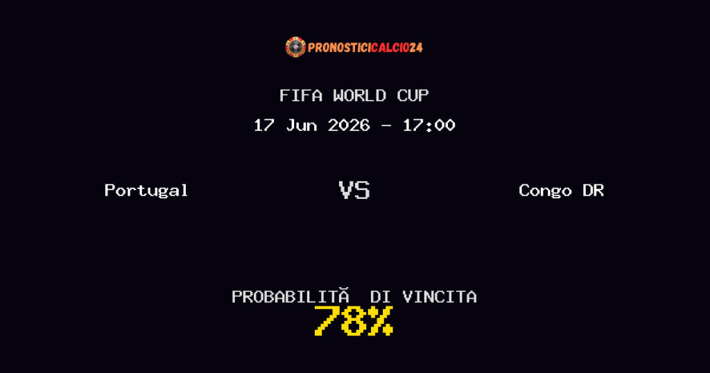 Portugal vs Congo DR Pronostico Partita – FIFA World Cup – Consigli Scommesse