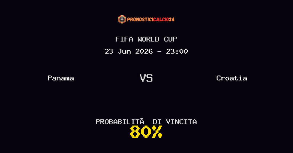 Panama vs Croatia Pronostico Partita – FIFA World Cup – Consigli Scommesse