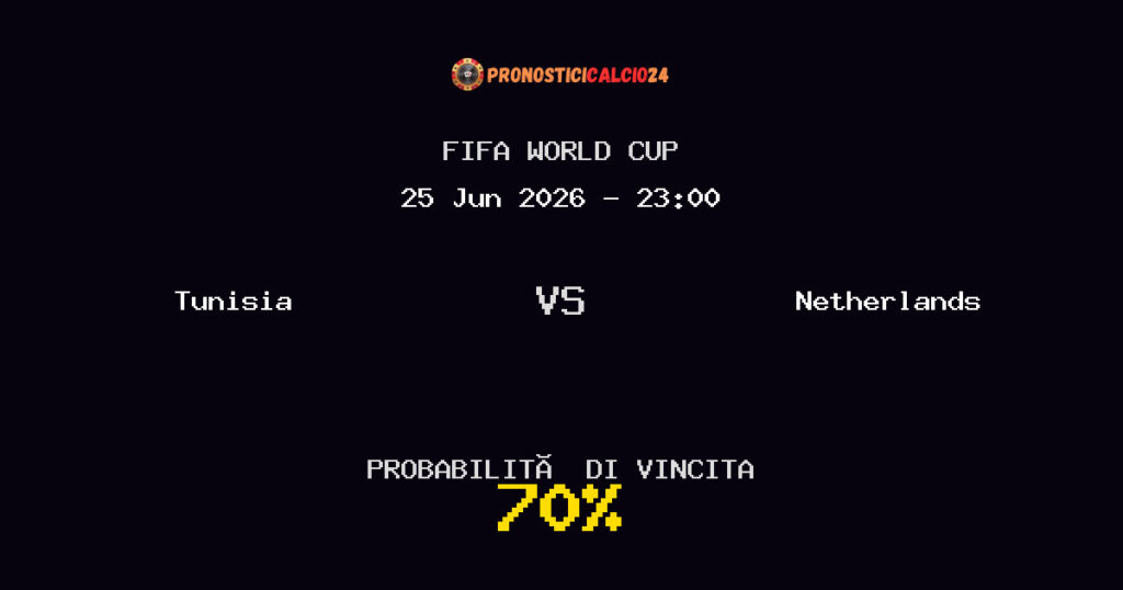Tunisia vs Netherlands Pronostico Partita – FIFA World Cup – Consigli Scommesse