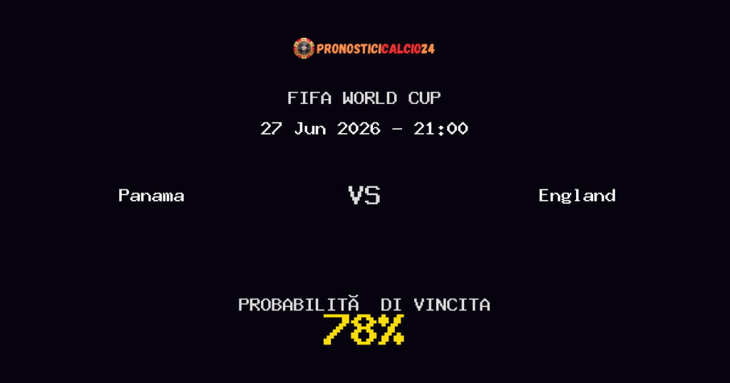 Panama vs England Pronostico Partita – FIFA World Cup – Consigli Scommesse