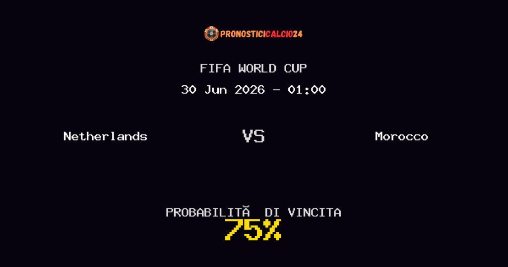 Netherlands vs Morocco Pronostico Partita – FIFA World Cup – Consigli Scommesse