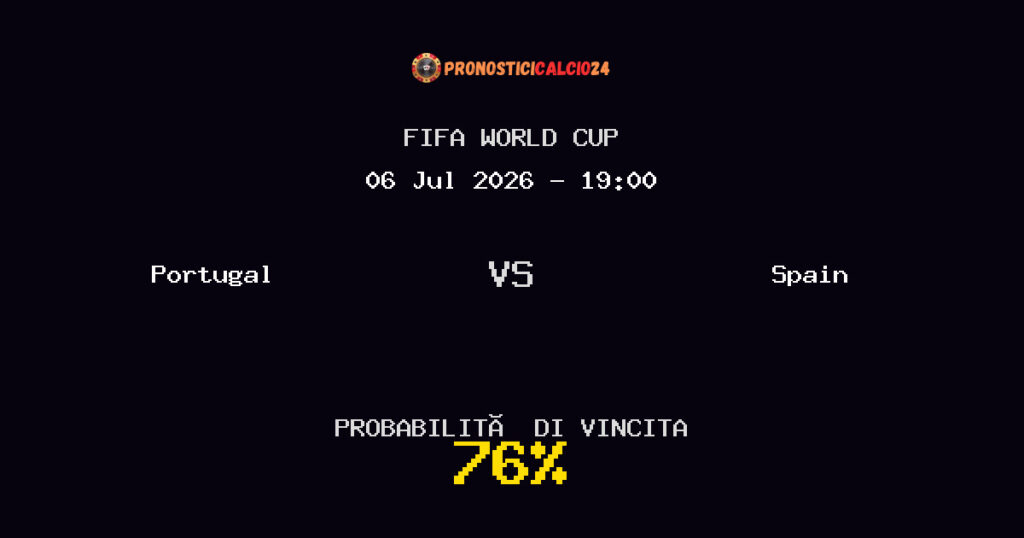 Portugal vs Spain Pronostico Partita – FIFA World Cup – Consigli Scommesse