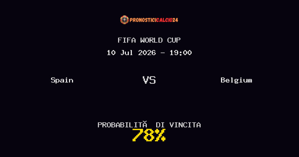 Spain vs Belgium Pronostico Partita – FIFA World Cup – Consigli Scommesse