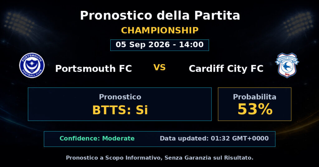 Portsmouth FC vs Cardiff City FC Match Prediction - Championship - Betting Analysis