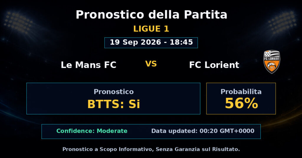 Le Mans FC vs FC Lorient Match Prediction - Ligue 1 - Betting Analysis