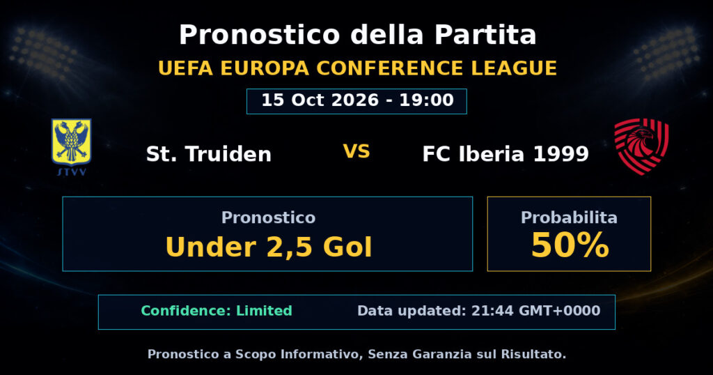 St. Truiden vs FC Iberia 1999 Match Prediction - UEFA Europa Conference League - Betting Analysis