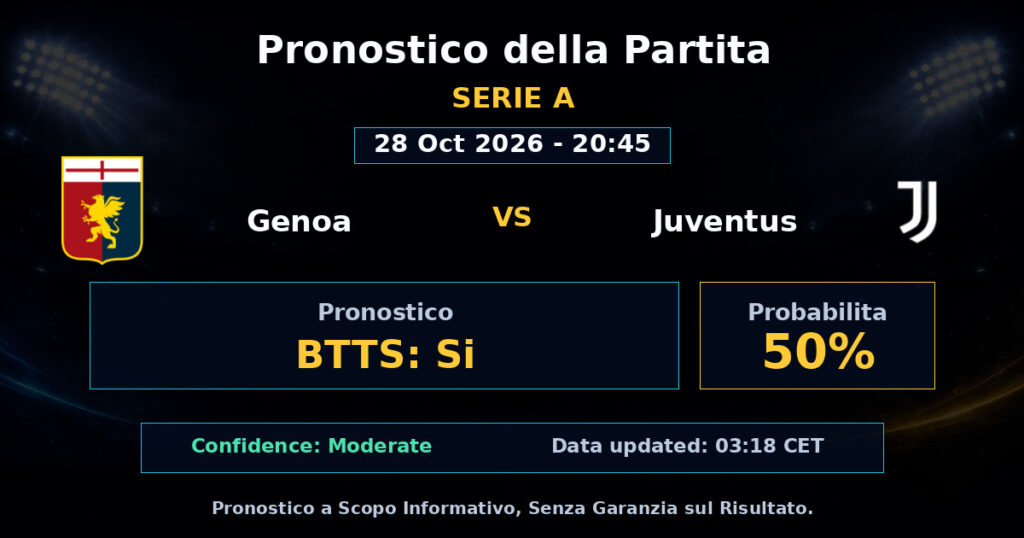 Genoa vs Juventus Match Prediction - Serie A - Betting Analysis
